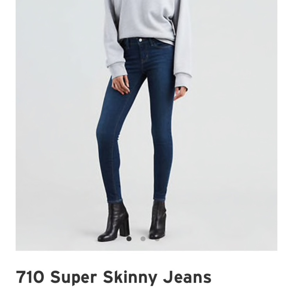 Levi 710 super skinny jeans